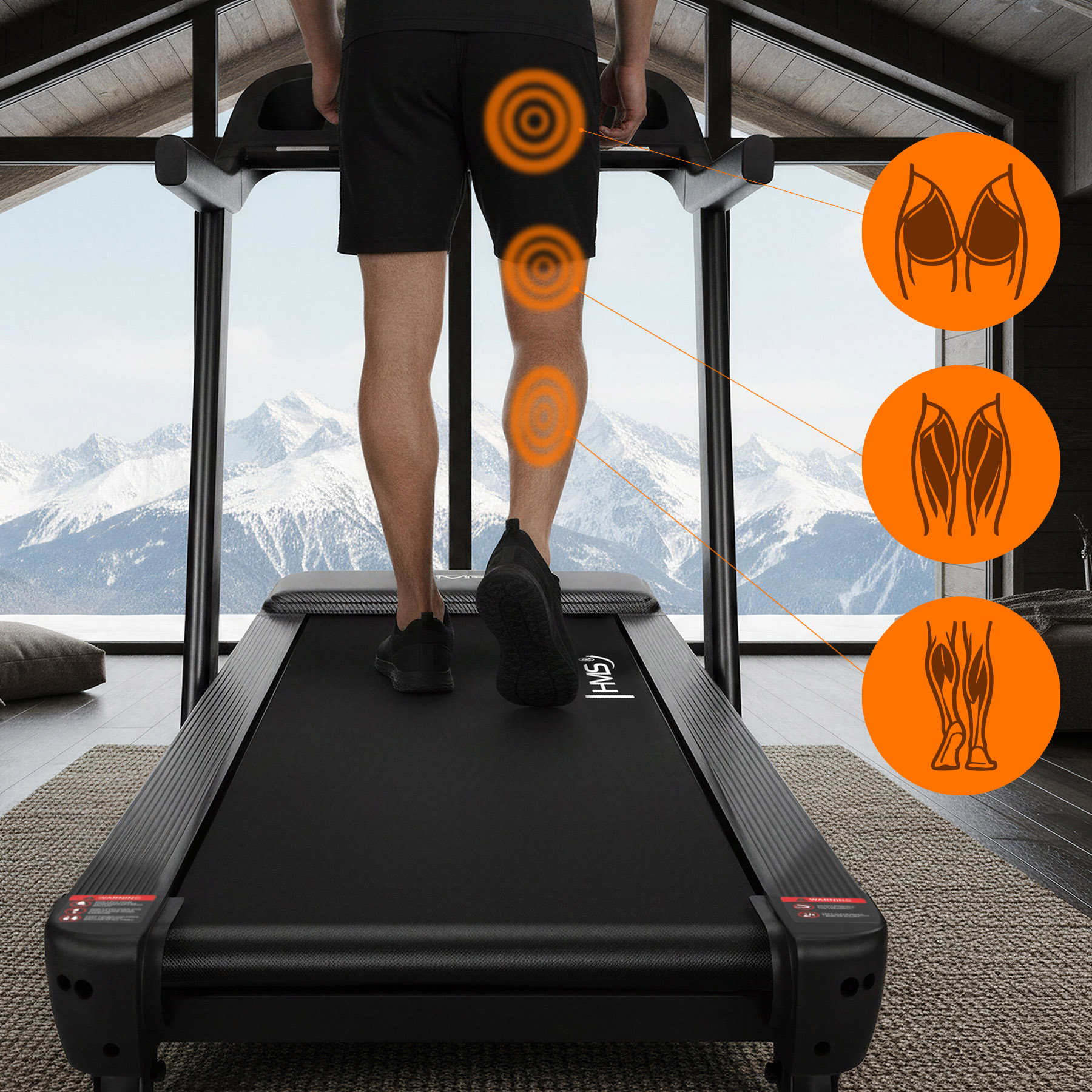 Běžecký pás HMS TERRUN275 s obousměrným nastavením sklonu