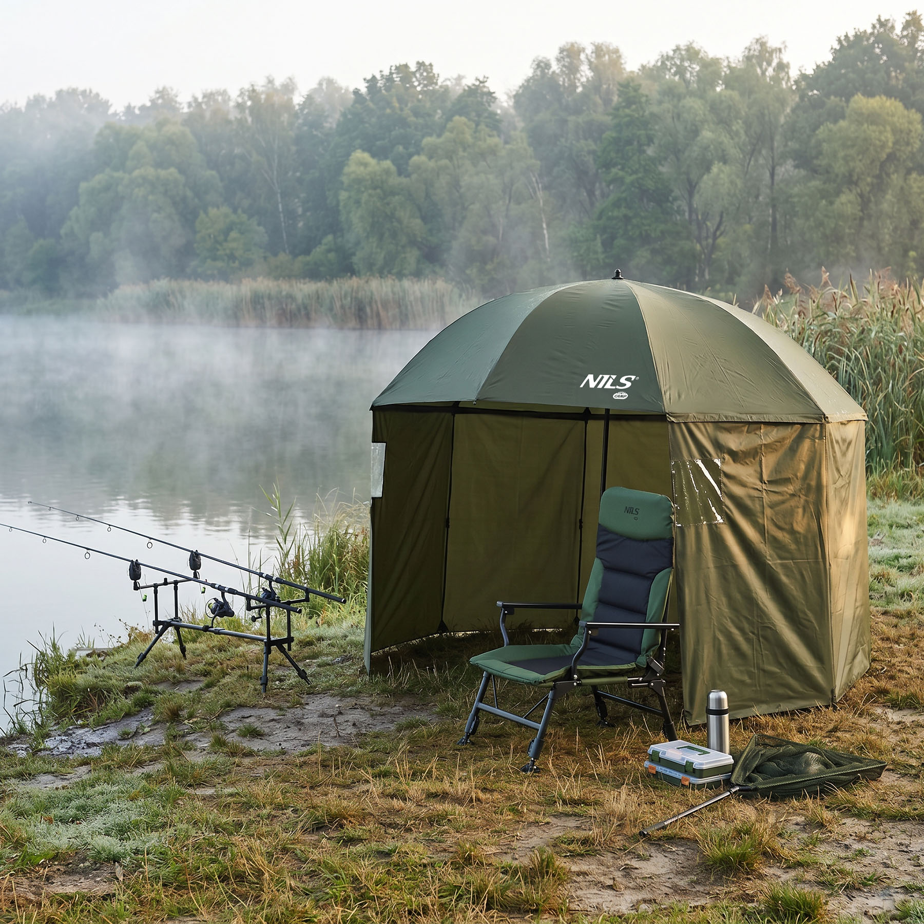 Rybářský deštník s 3/4 bočnicí NILS Camp NC4702