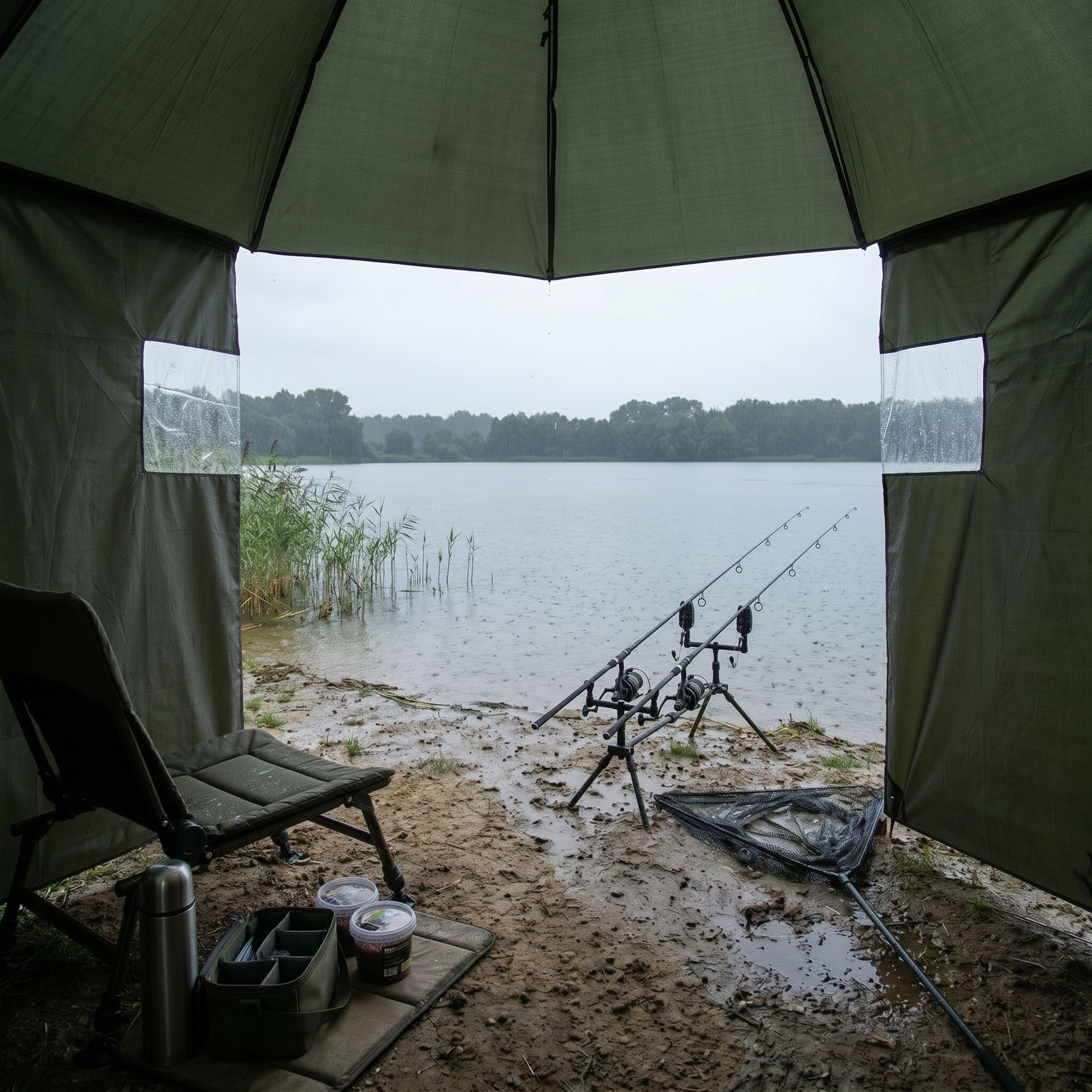 Rybářský deštník s 3/4 bočnicí NILS Camp NC4702
