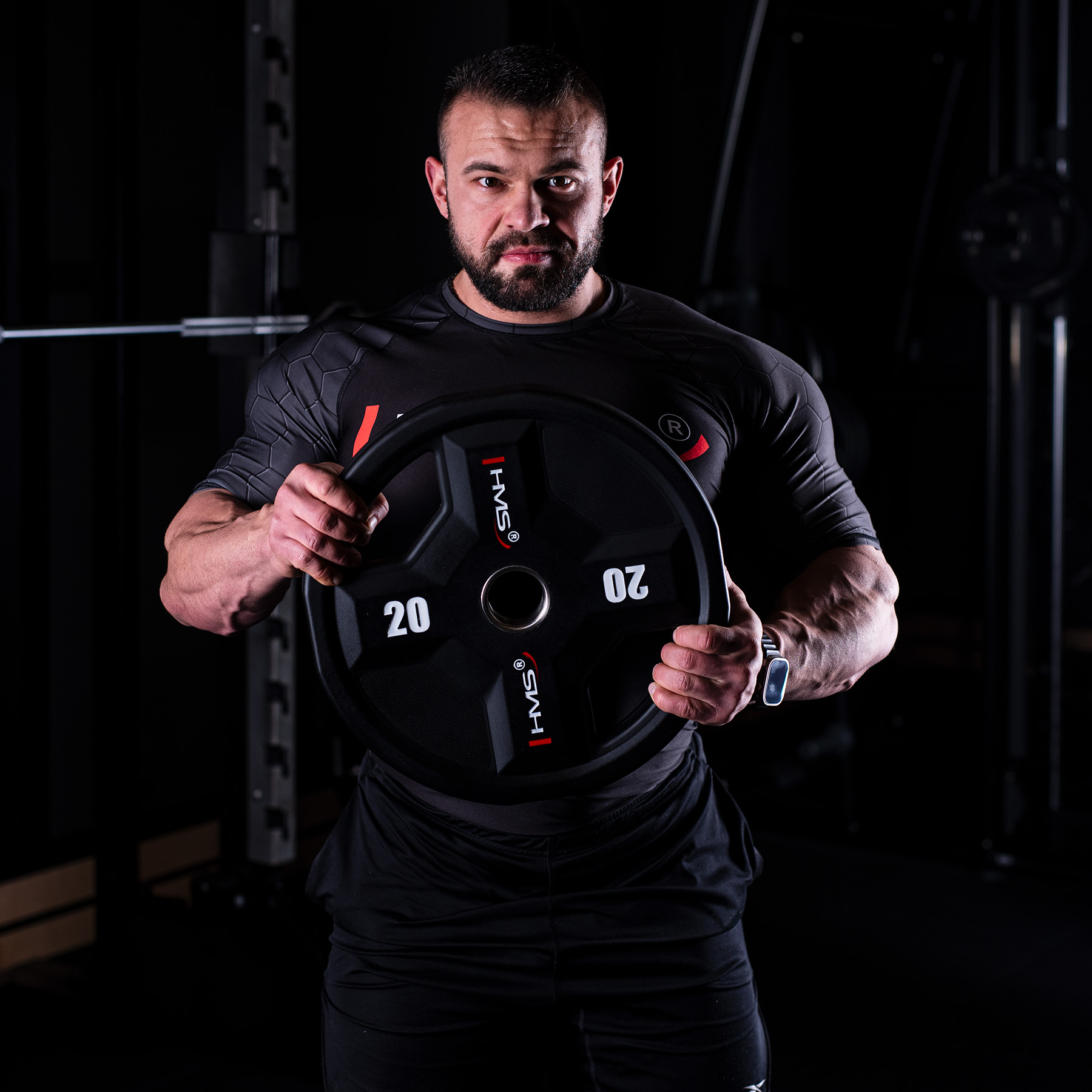Olympijský polyuretanový kotouč HMS TPC20 20 kg