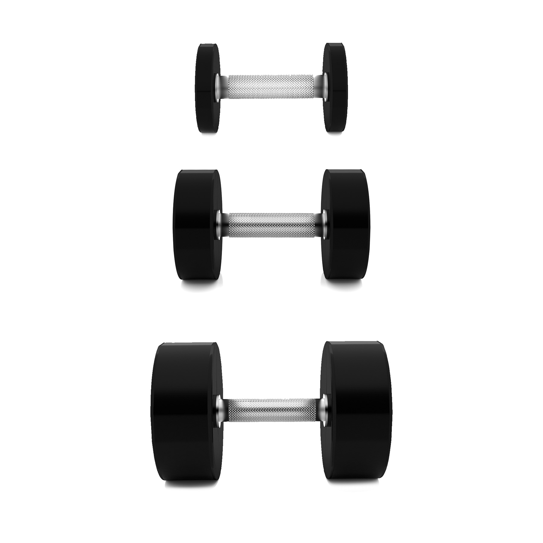Sada polyuretanových jednoručních činek HMS HPC set 2 x 2,5 - 25 kg CPU - 275 kg