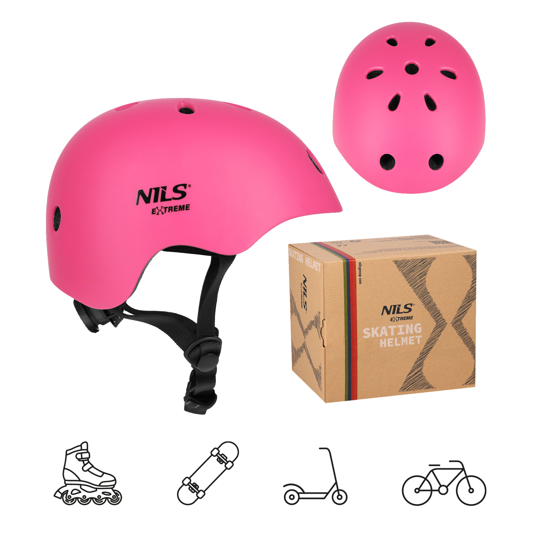 Helma NILS Extreme MT301 růžová S(52-56cm)