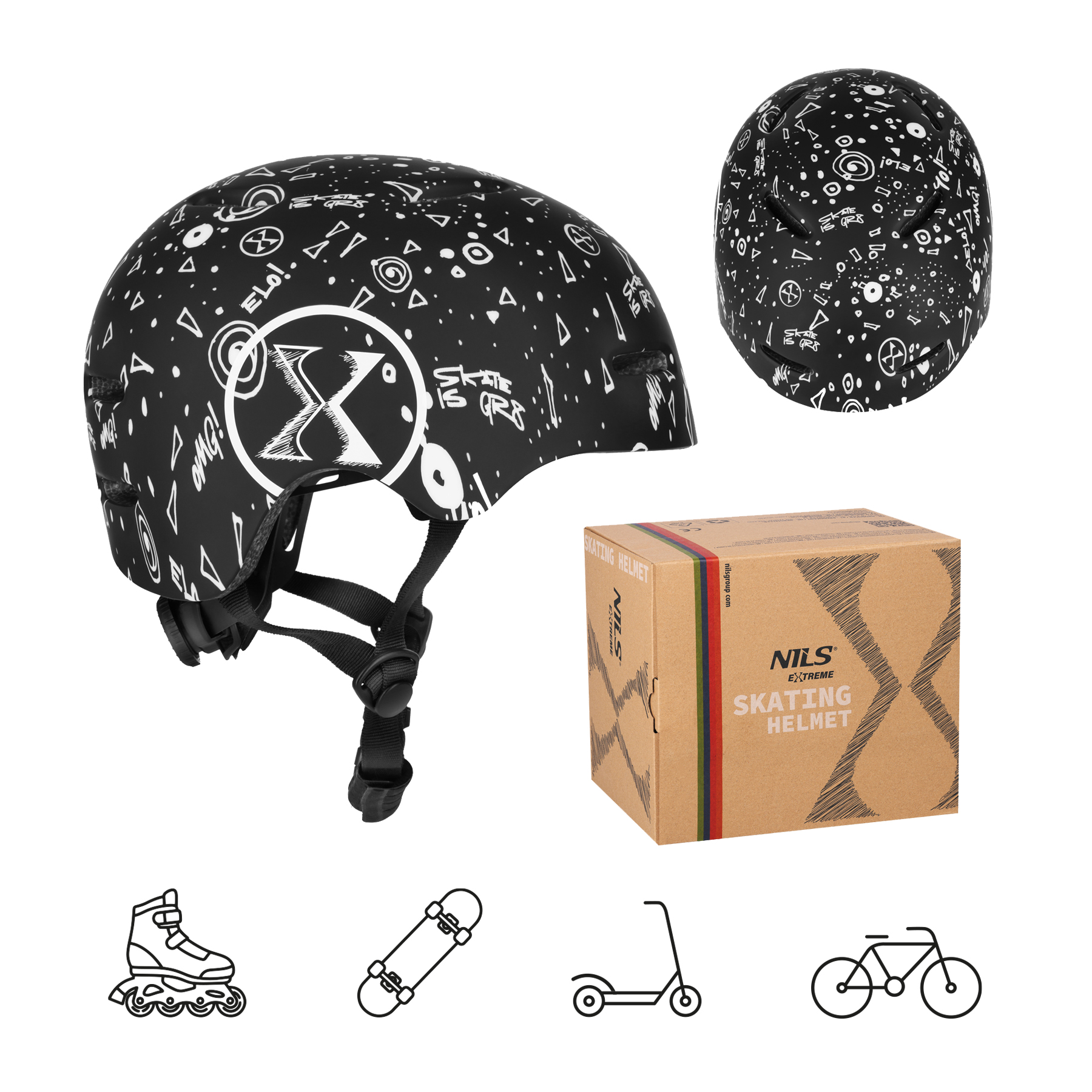 Helma NILS Extreme MT311 černá XS(48-52cm)
