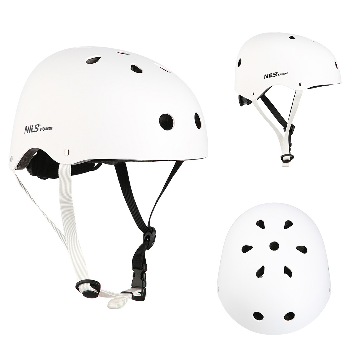 Helma NILS Extreme MTW001 bílá XS(48-52cm)