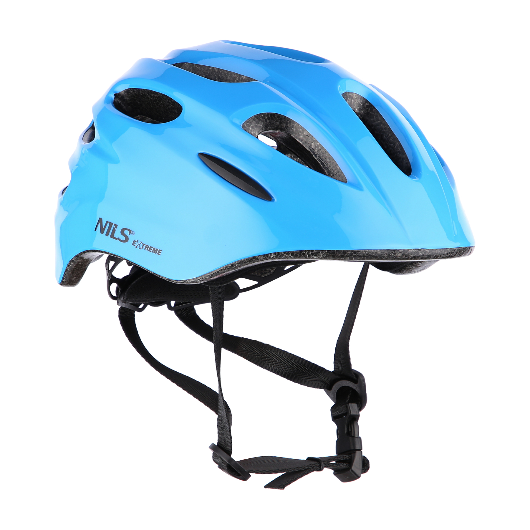 Helma s chrániči NILS Extreme MTW01+H210 modrá VEL.XS