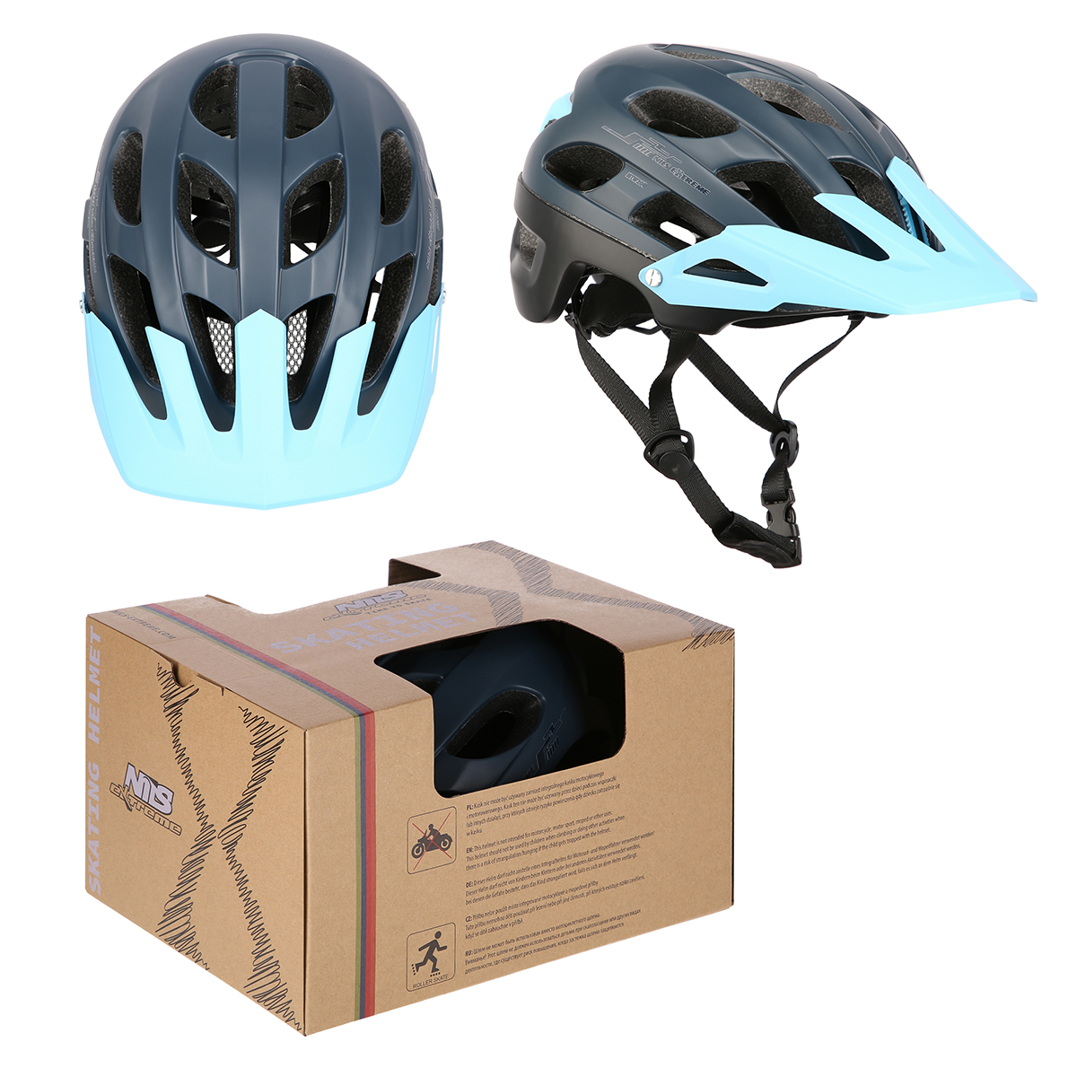 Helma NILS Extreme MTW208 modrá L(55-61cm)