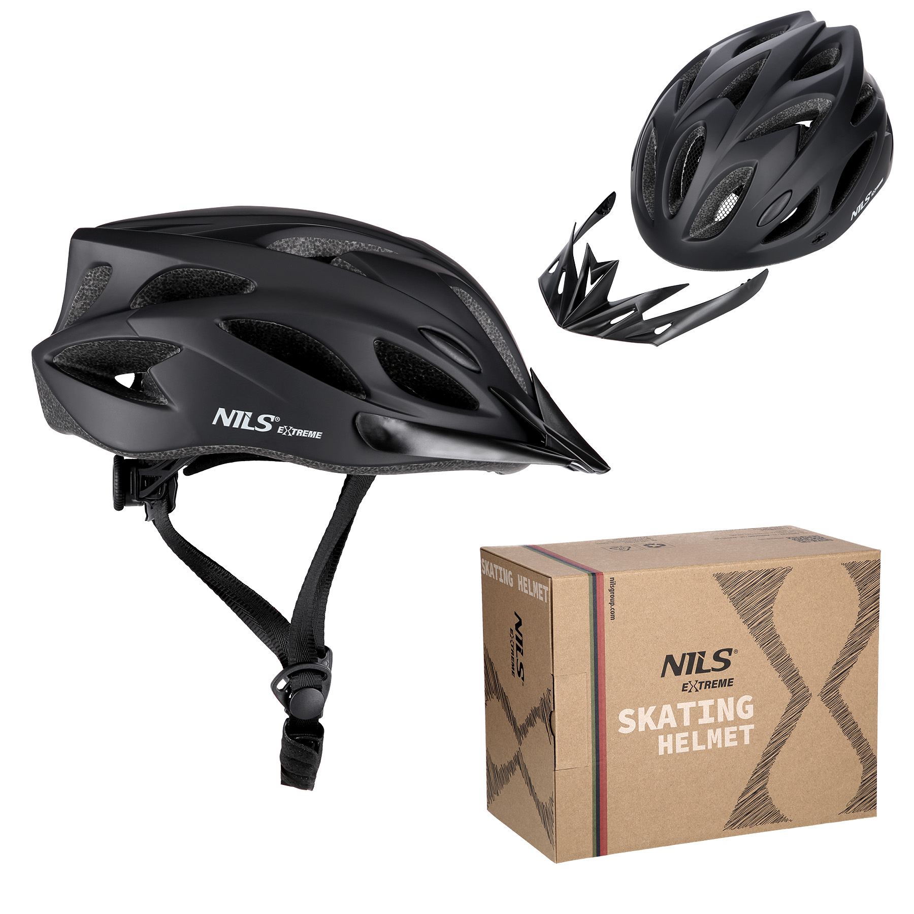Helma NILS Extreme MTW291 černá L (55-61 cm)