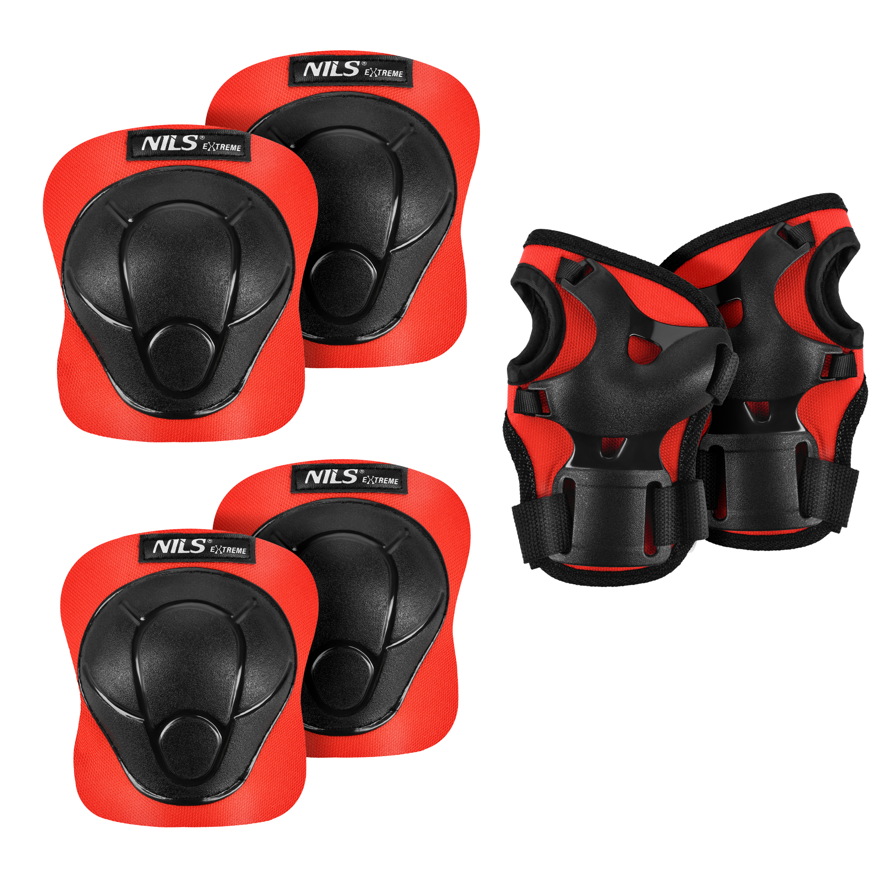 Souprava chráničů NILS Extreme H210 červená L