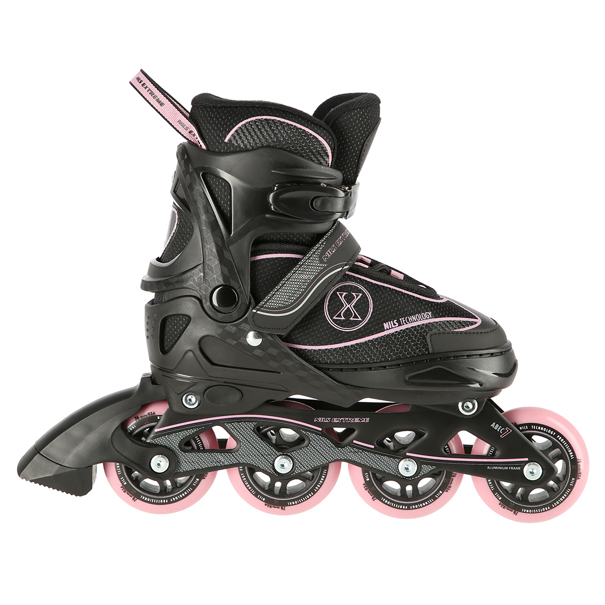 Kolečkové brusle NILS Extreme NA11008 fialové M(35-38)
