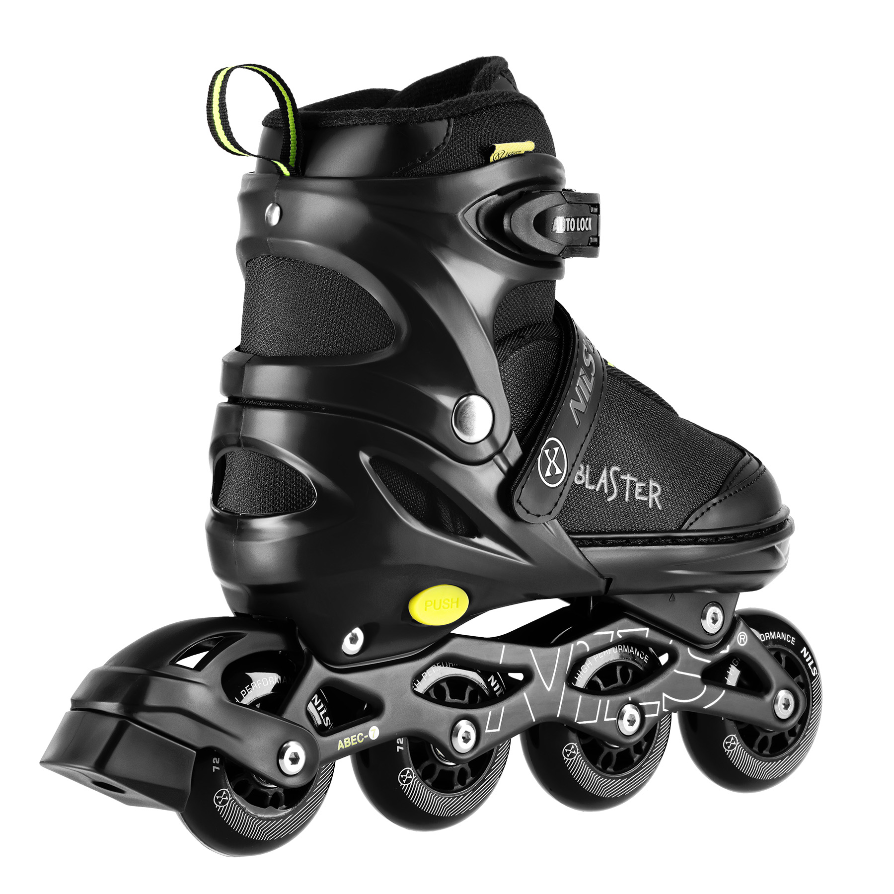 Kolečkové brusle NILS Extreme NA18168A Blaster černé L(39-42)