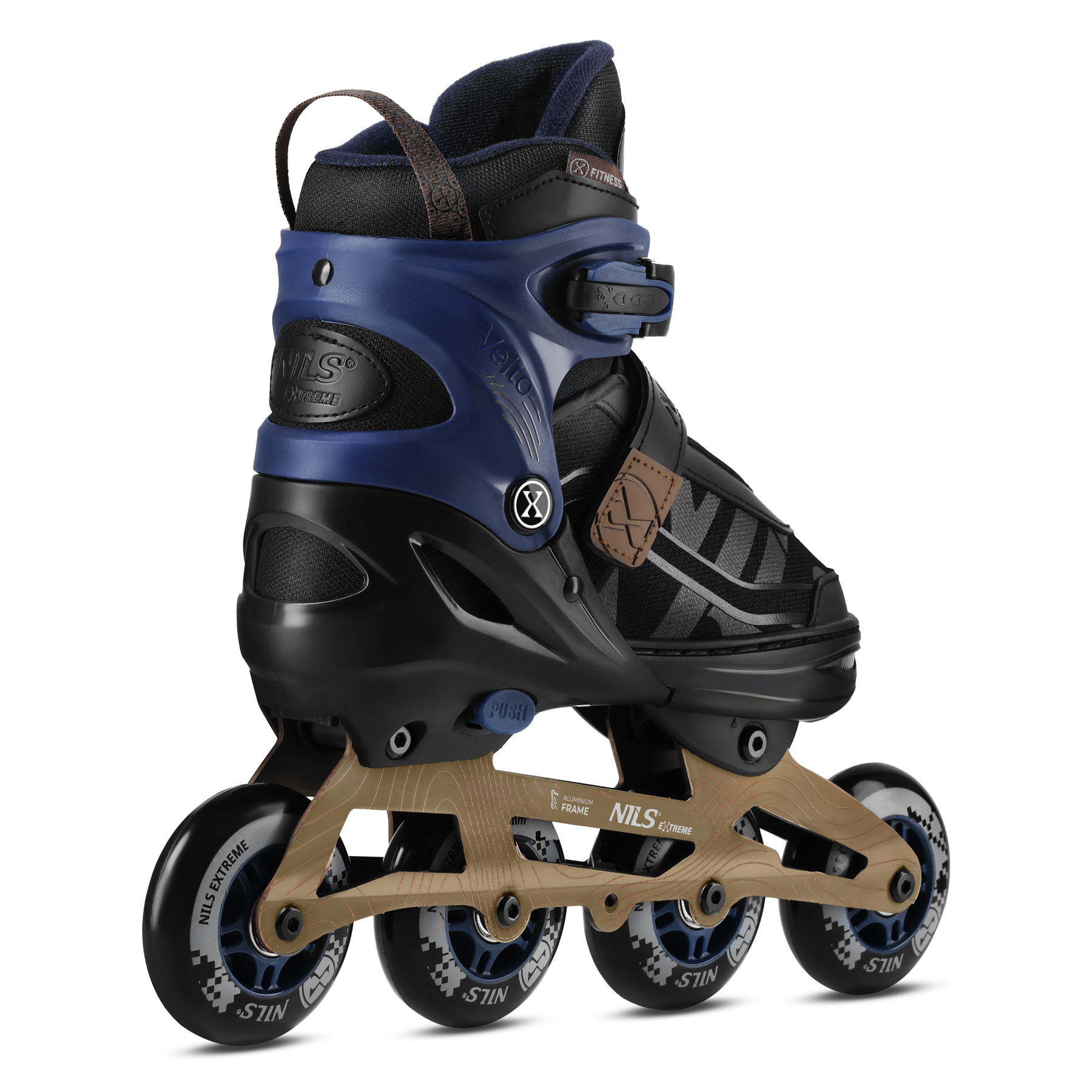 Kolečkové brusle NILS Extreme NA684 Velto modré