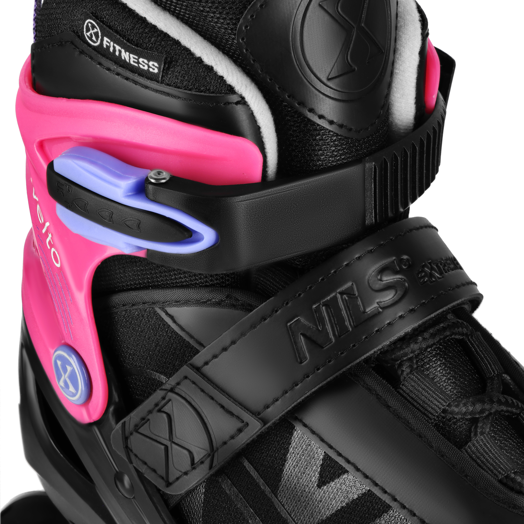 Kolečkové brusle NILS Extreme NA684 Velto růžové