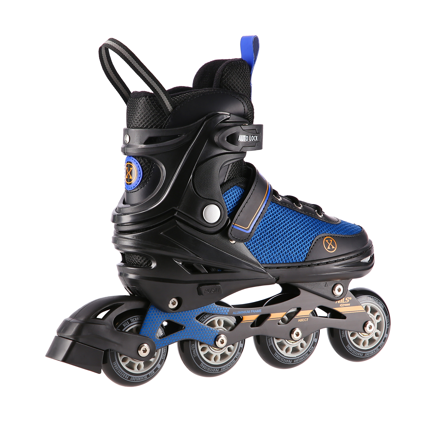 Brusle NILS Extreme NH18188A 2v1 černo-oranžové L(39-43)