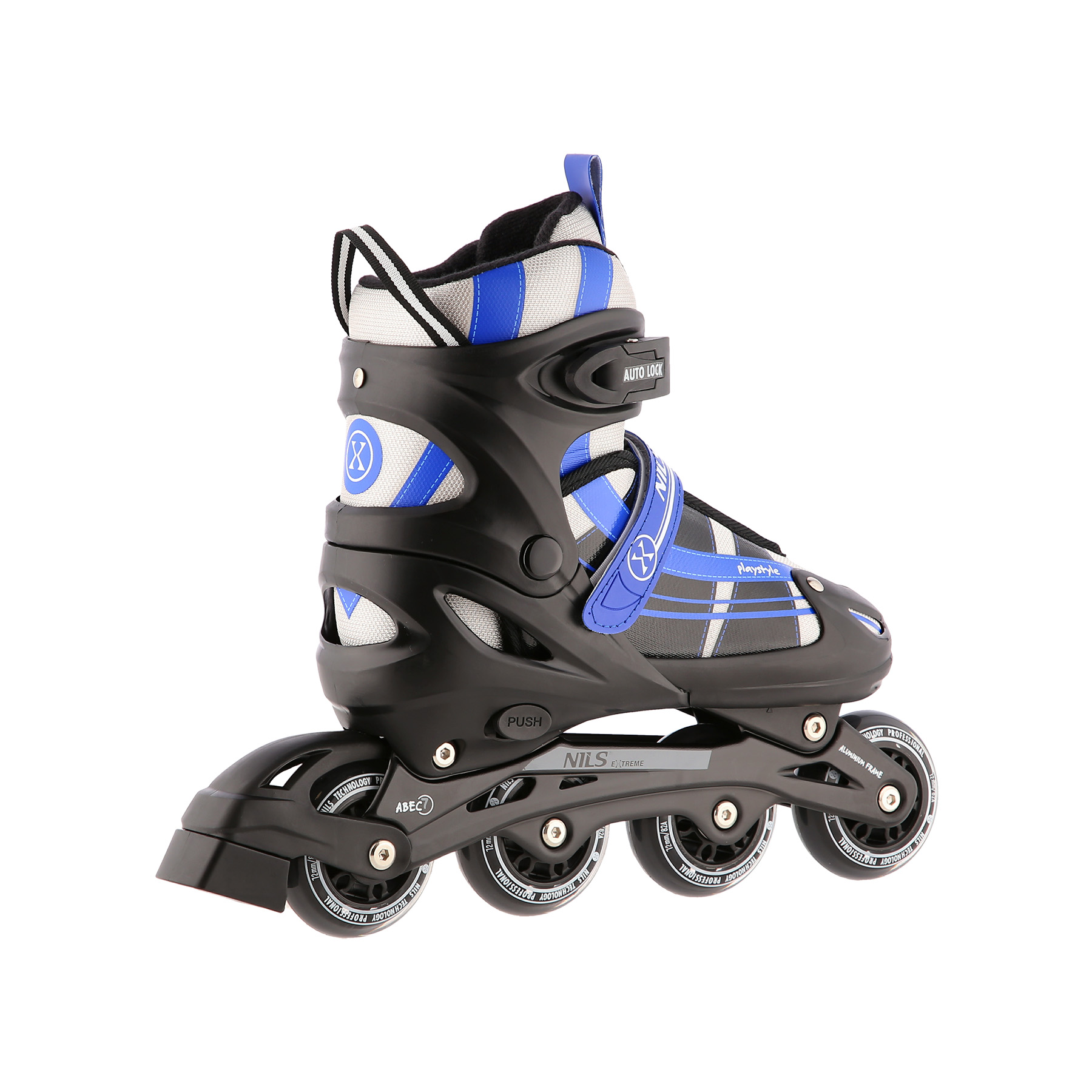 Brusle NILS Extreme NH18366A 2v1 černo-modré S(31-34)