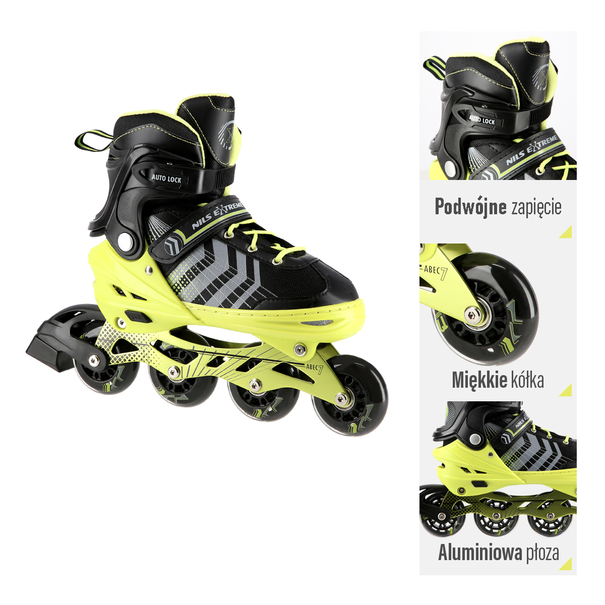 Brusle NILS Extreme NH18192 4v1 zelené L(39-43)