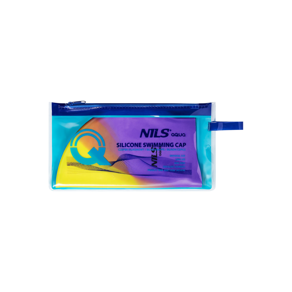 Silikonová čepice NILS Aqua NQC Multicolor M11