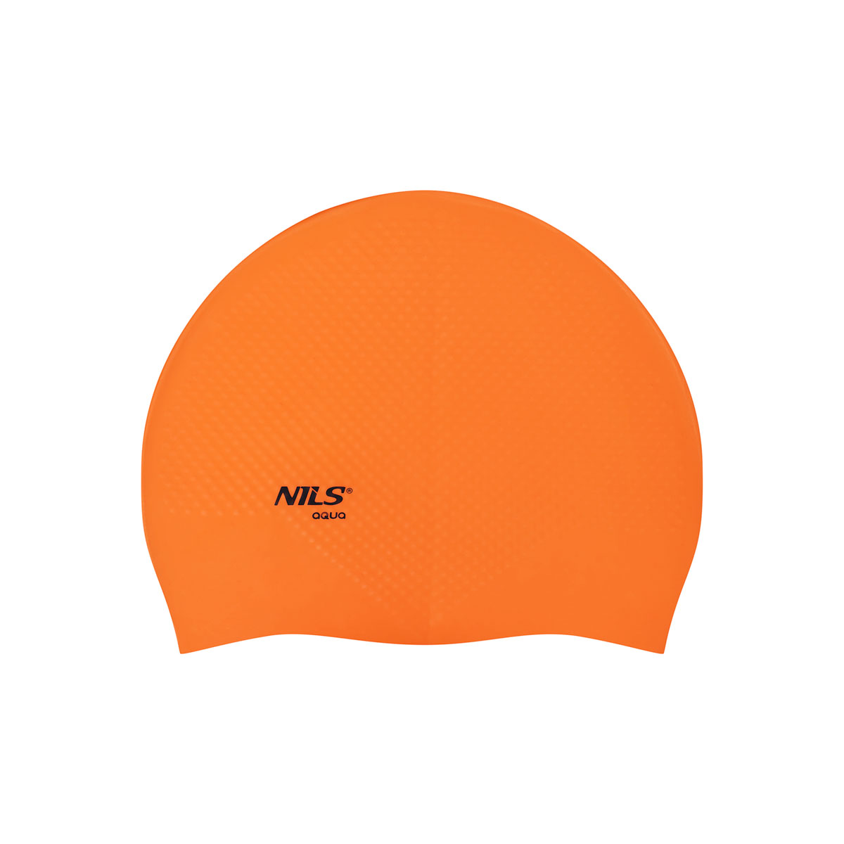 Silikonová čepice NILS Aqua NQC Dots oranžová