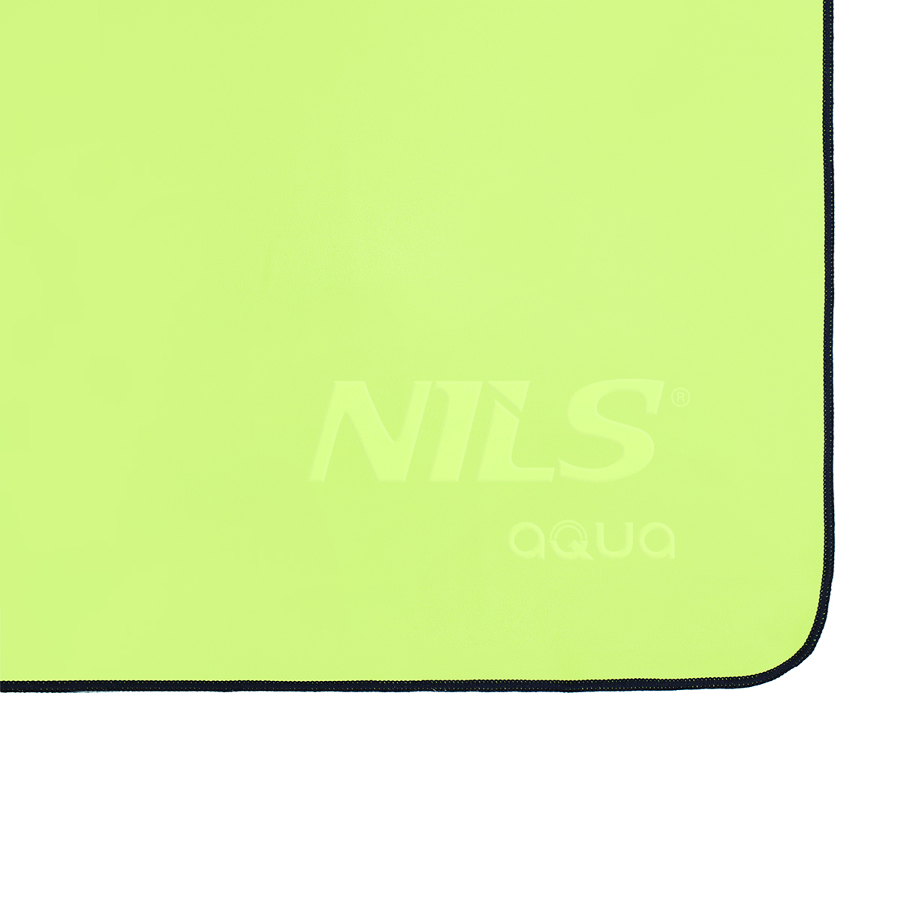 Ručník z mikrovlákna NILS aqua NAR11 zelený/černý