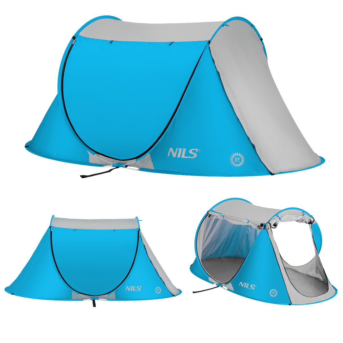 Plážový stan NILS Camp NC3043 modrý