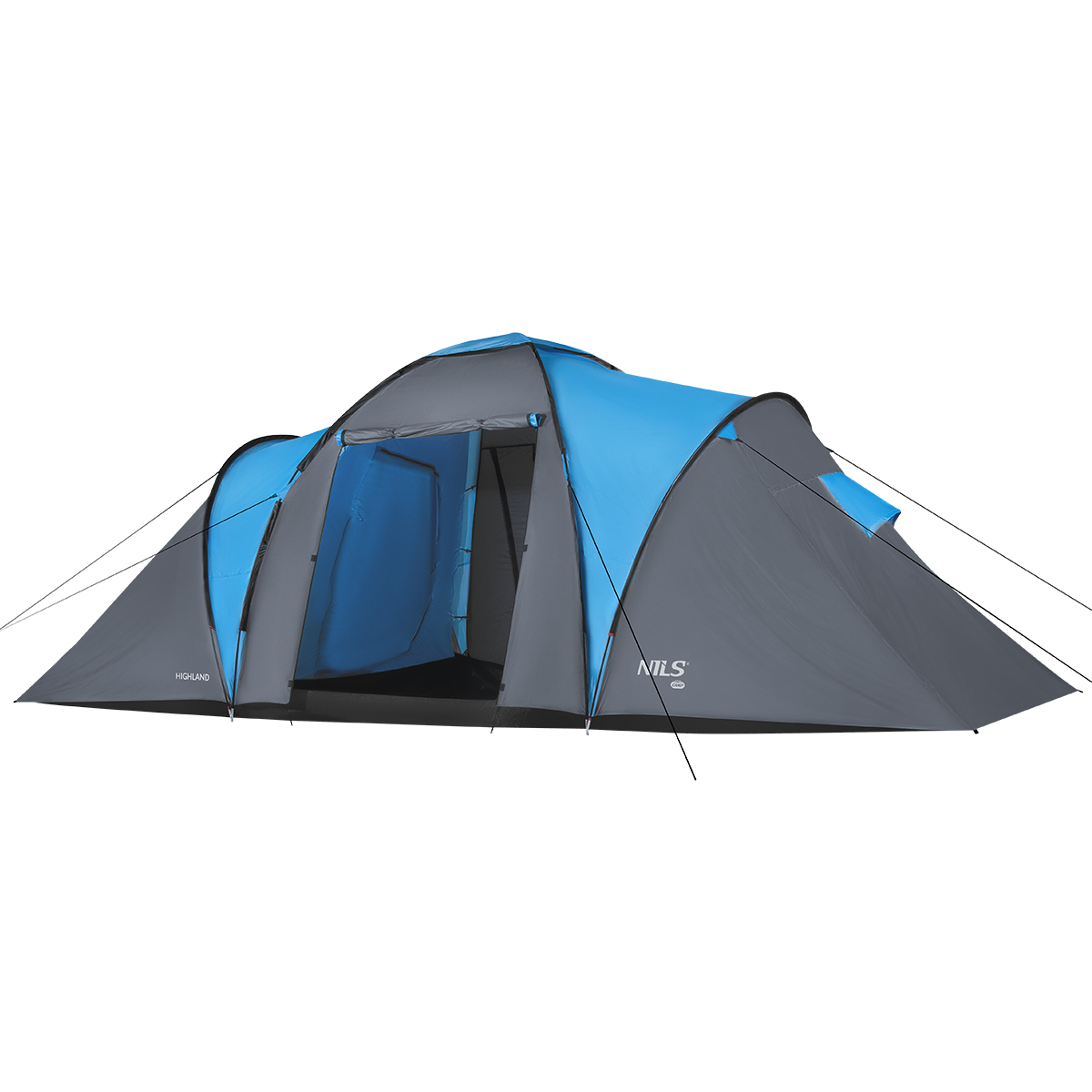 Rodinný stan NILS Camp NC6031 Highland modro-šedý