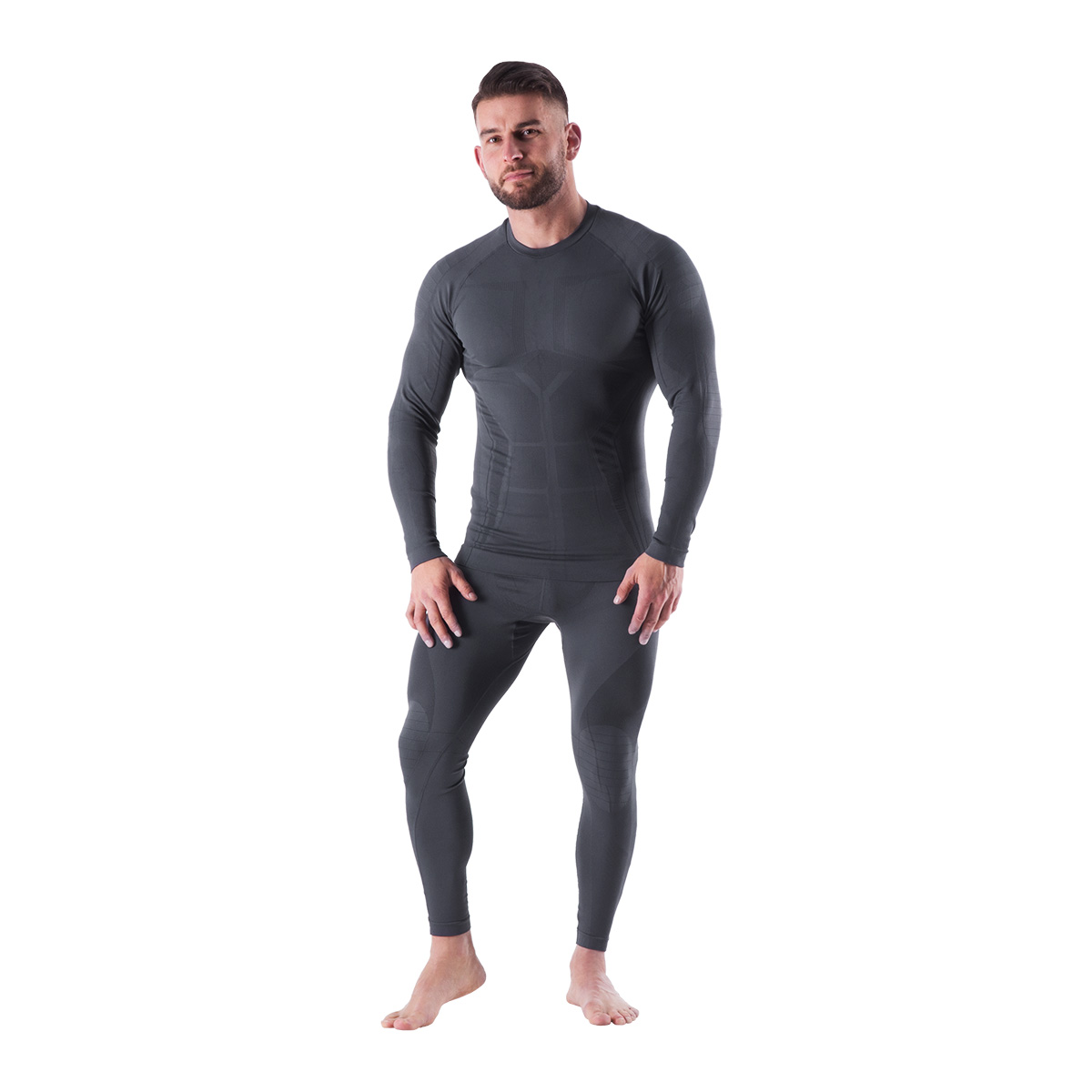 Pánské termo spodky NILS Ragnar BTS0060 šedé S/M