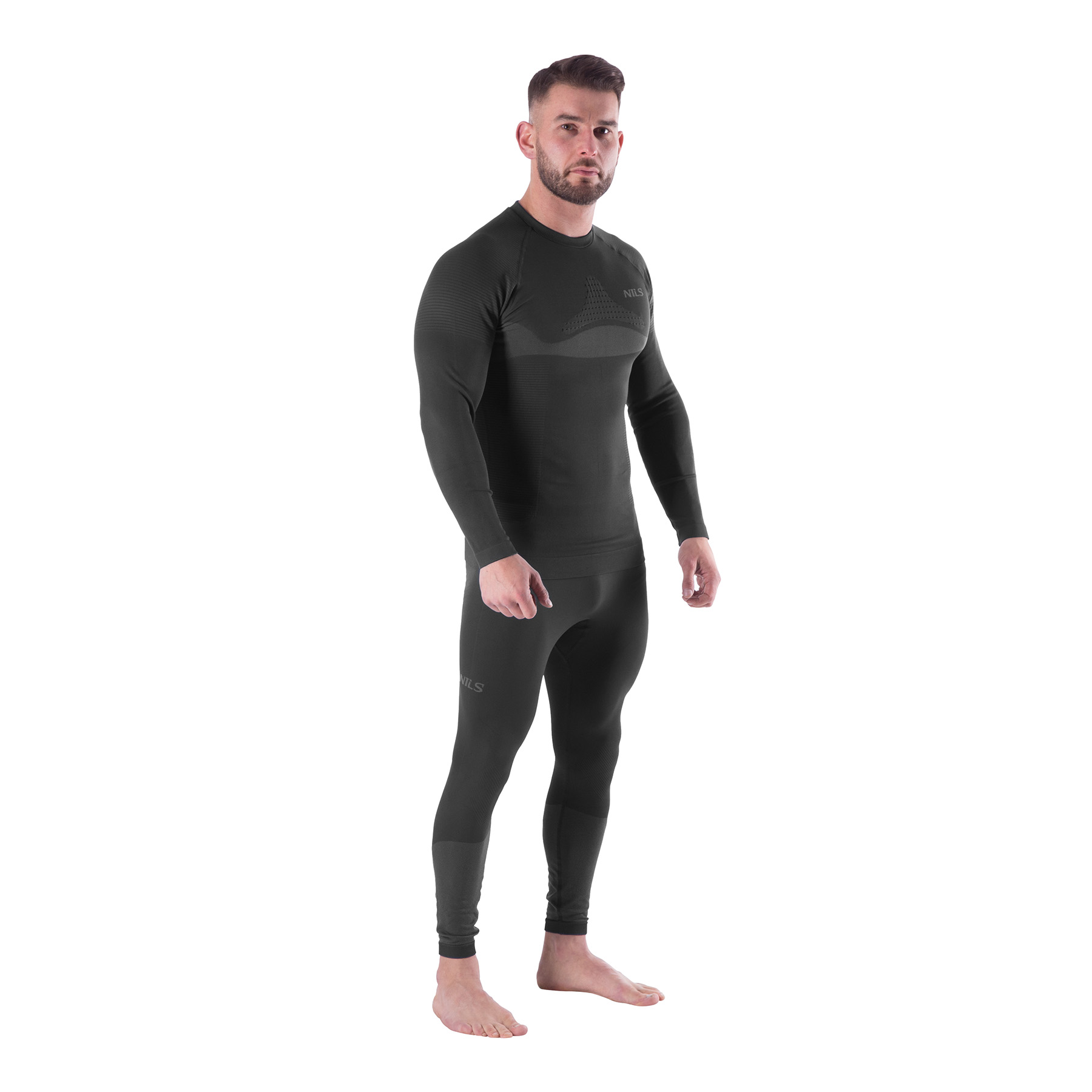 Pánské termo spodky NILS Magnus BTS0464 černé 2XL/3XL