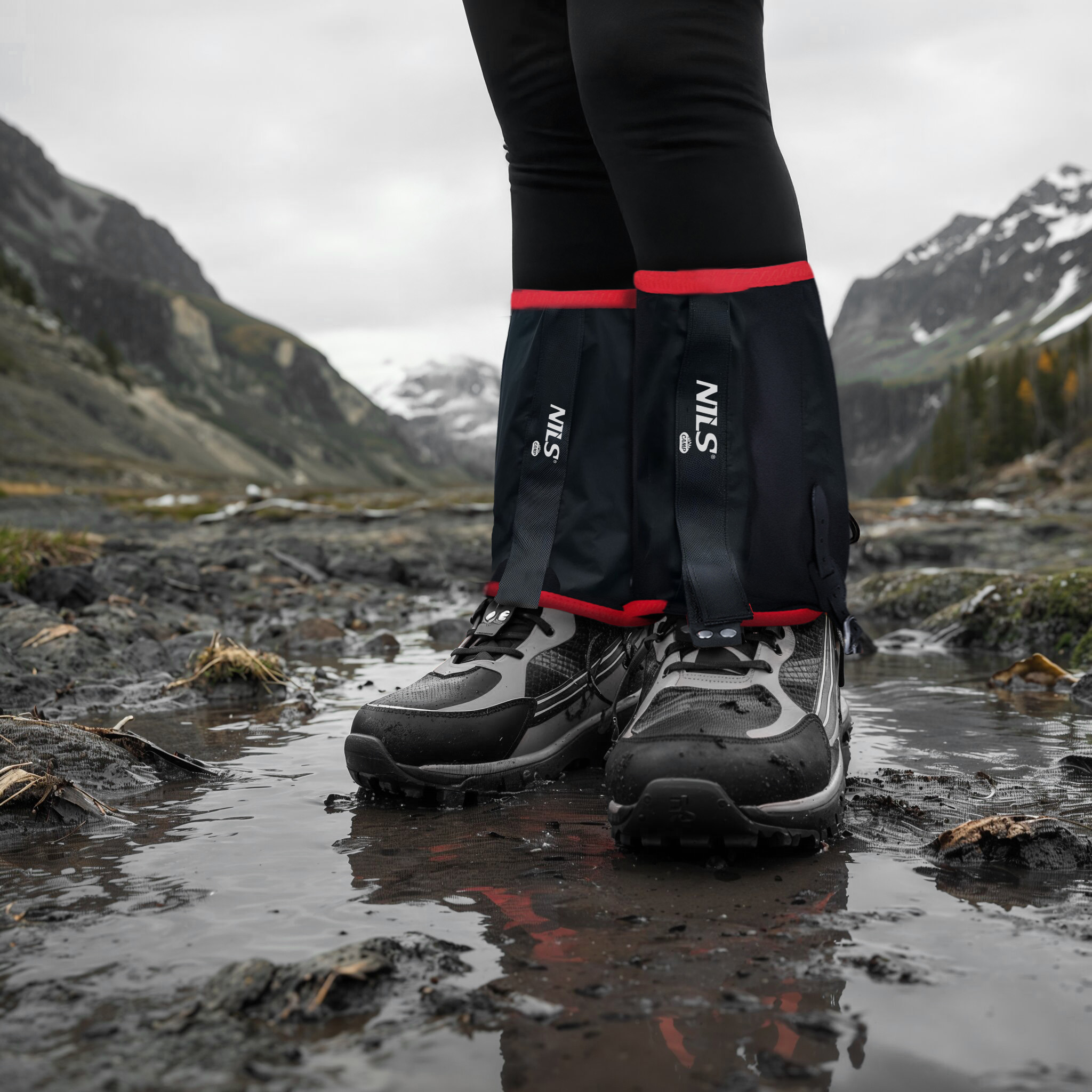 Běžecké návleky - gaitery NILS Camp NC17113 červené