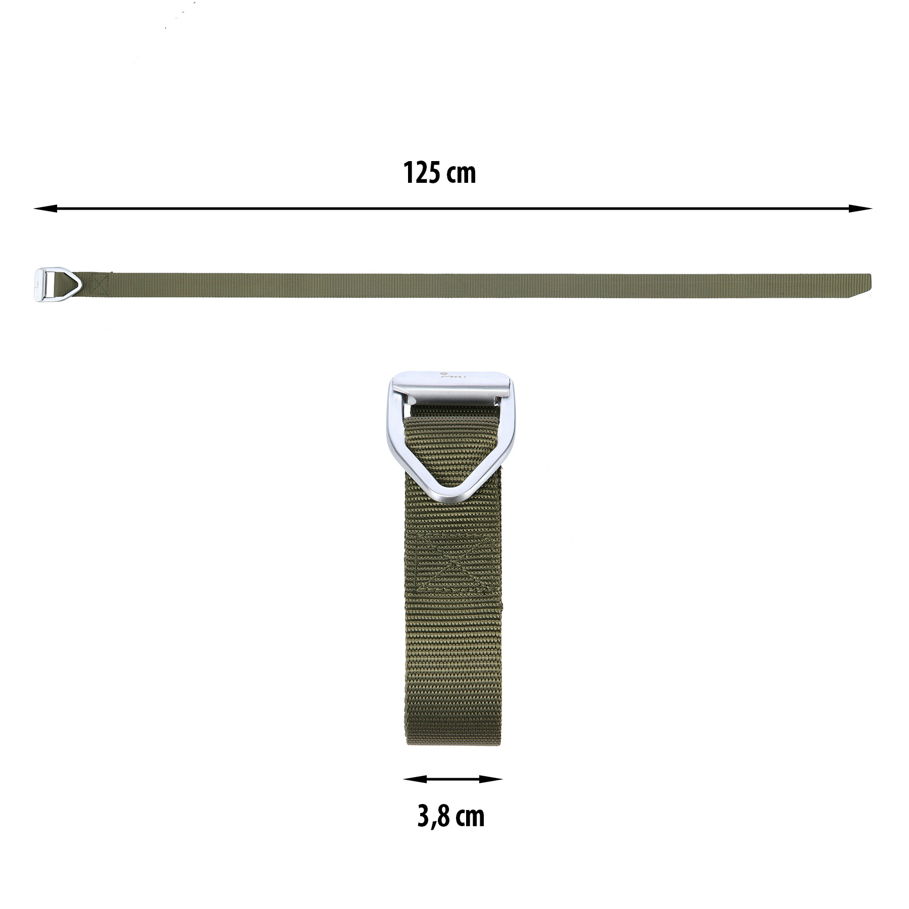 Taktický opasek NILS Camp NC1728 zelený 125 cm