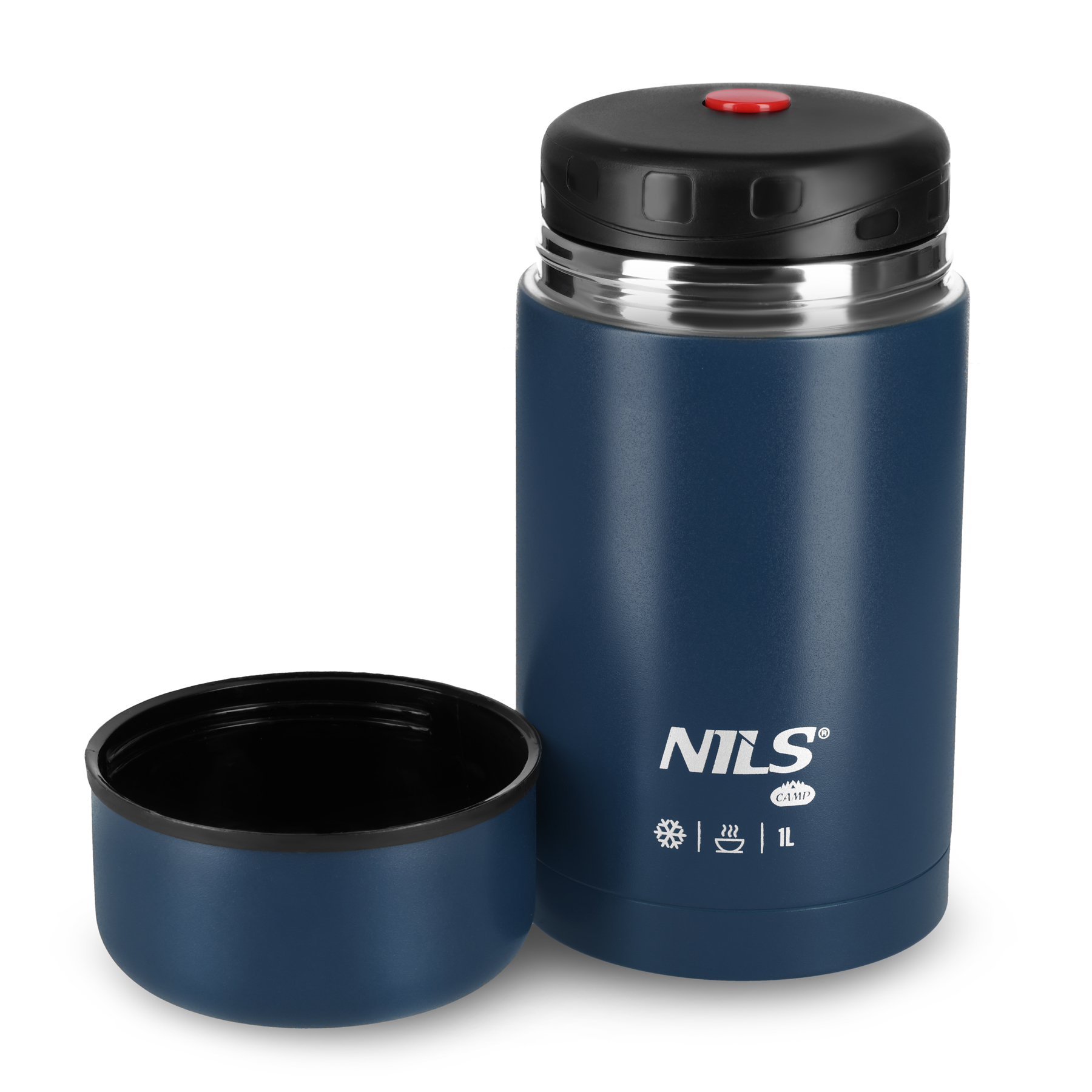 Termoska na jídlo NILS Camp NC3802 modrá 1000 ml