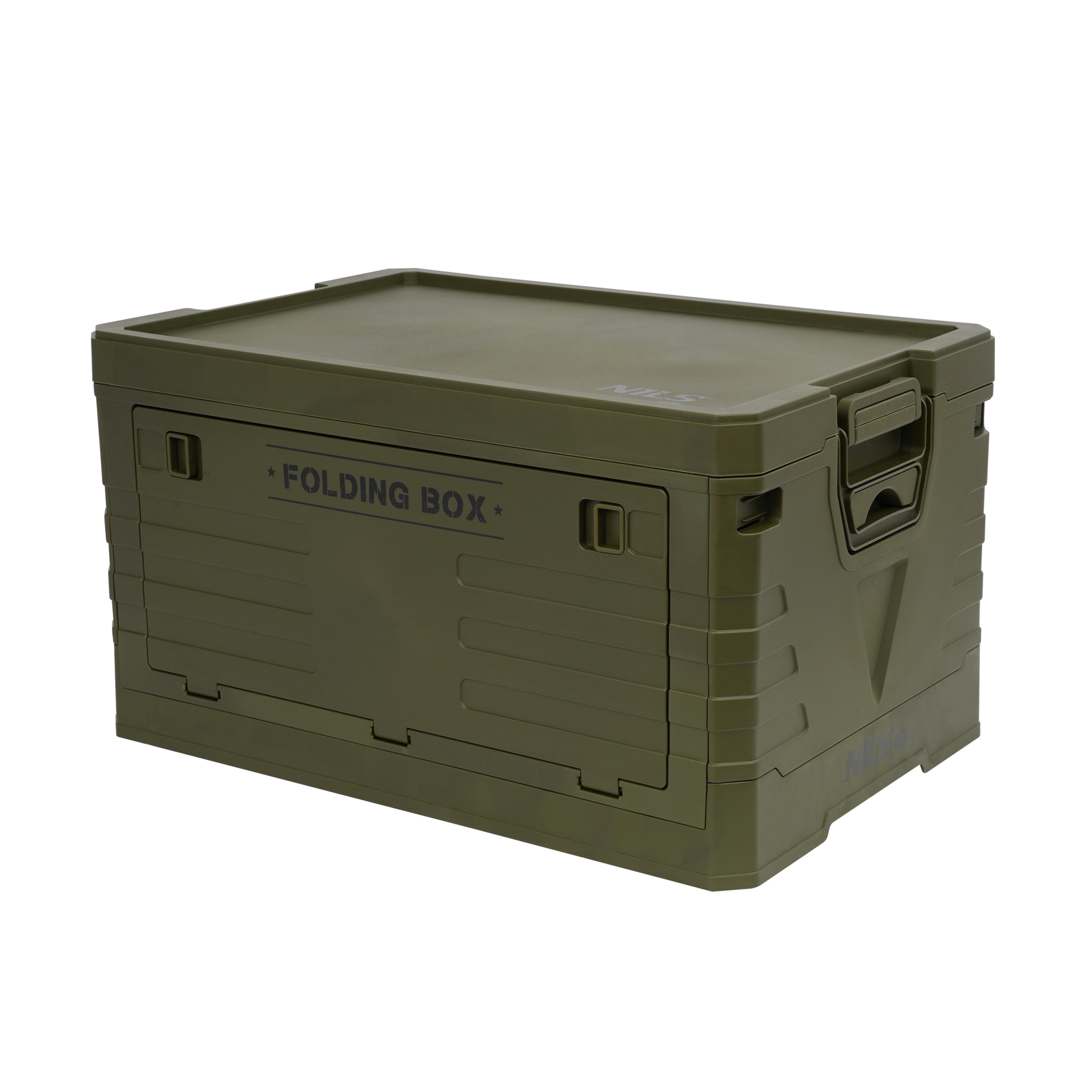 Skládací box s víkem NILS Camp NCB4004 50L zelený