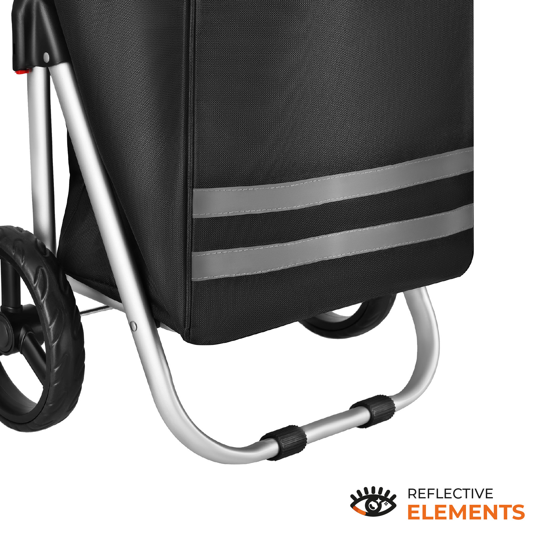 Skládací nákupní taška na kolečkách NILS NC4304 45L černá